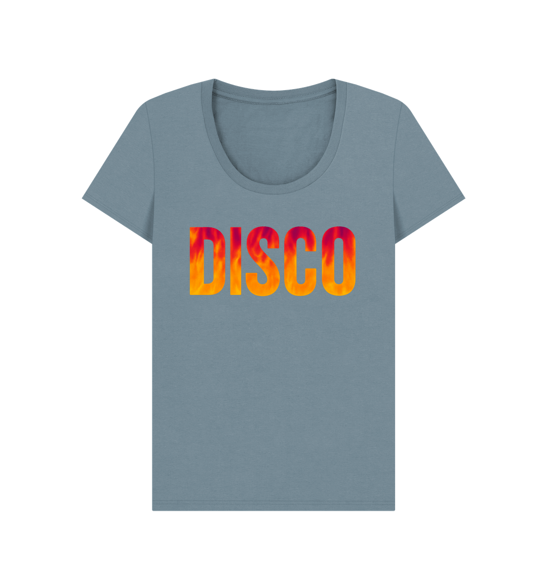 Stone Blue Printed T-shirt