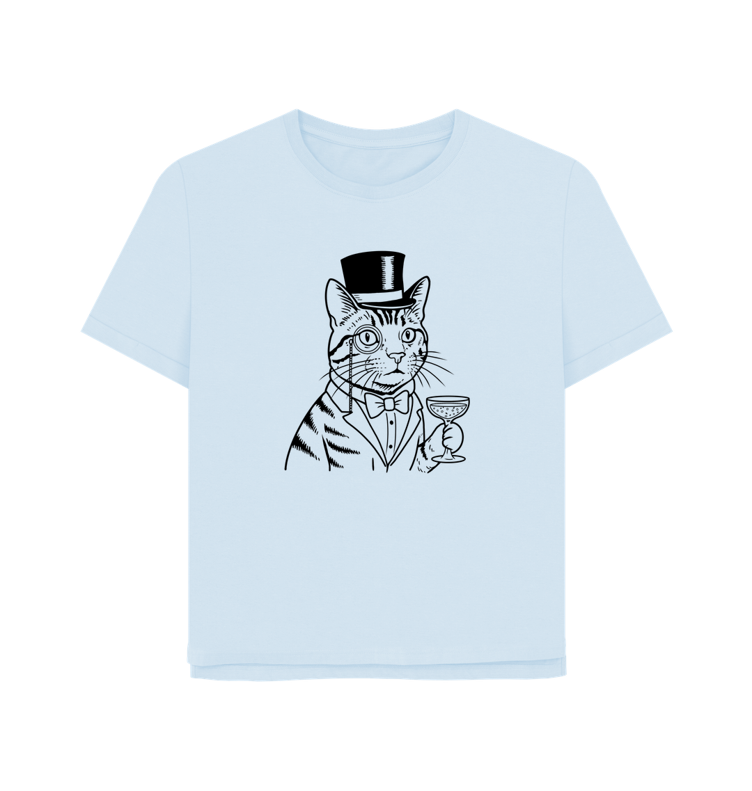 Sky Blue Printed T-shirt