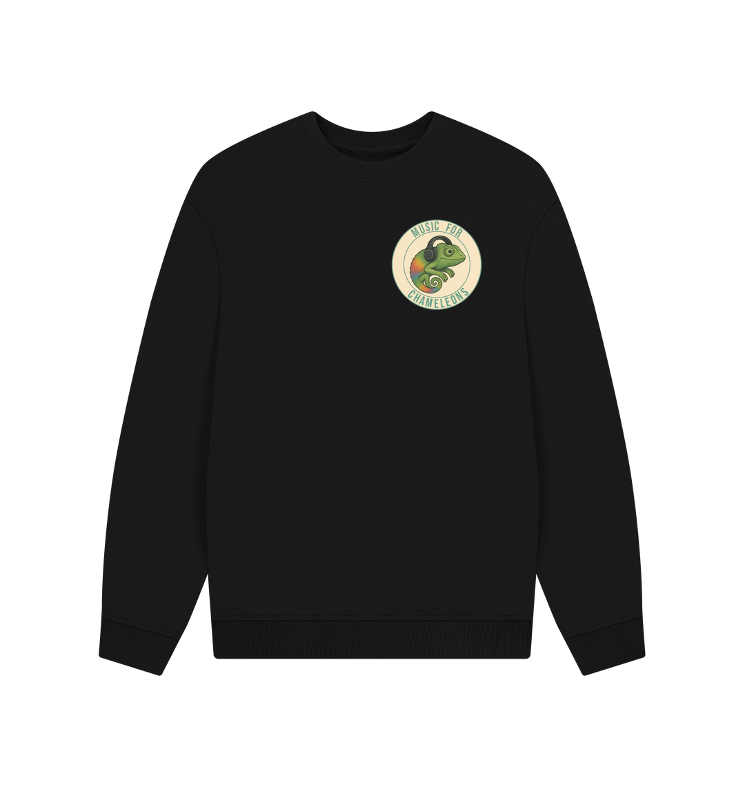 Black Printed Sweater