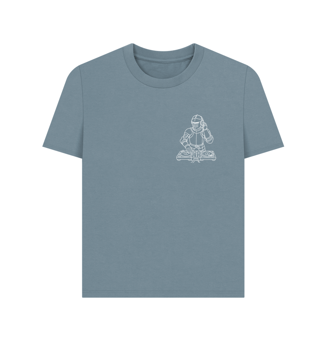 Stone Blue Printed T-shirt