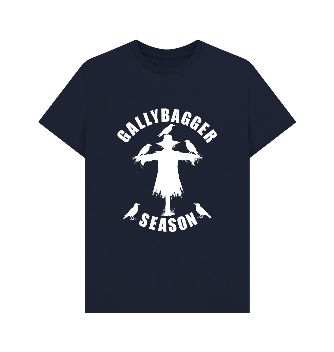 Navy Blue Printed T-shirt Front