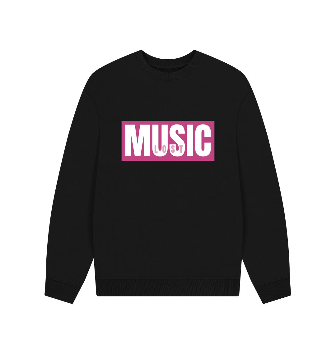 Black Printed Sweater