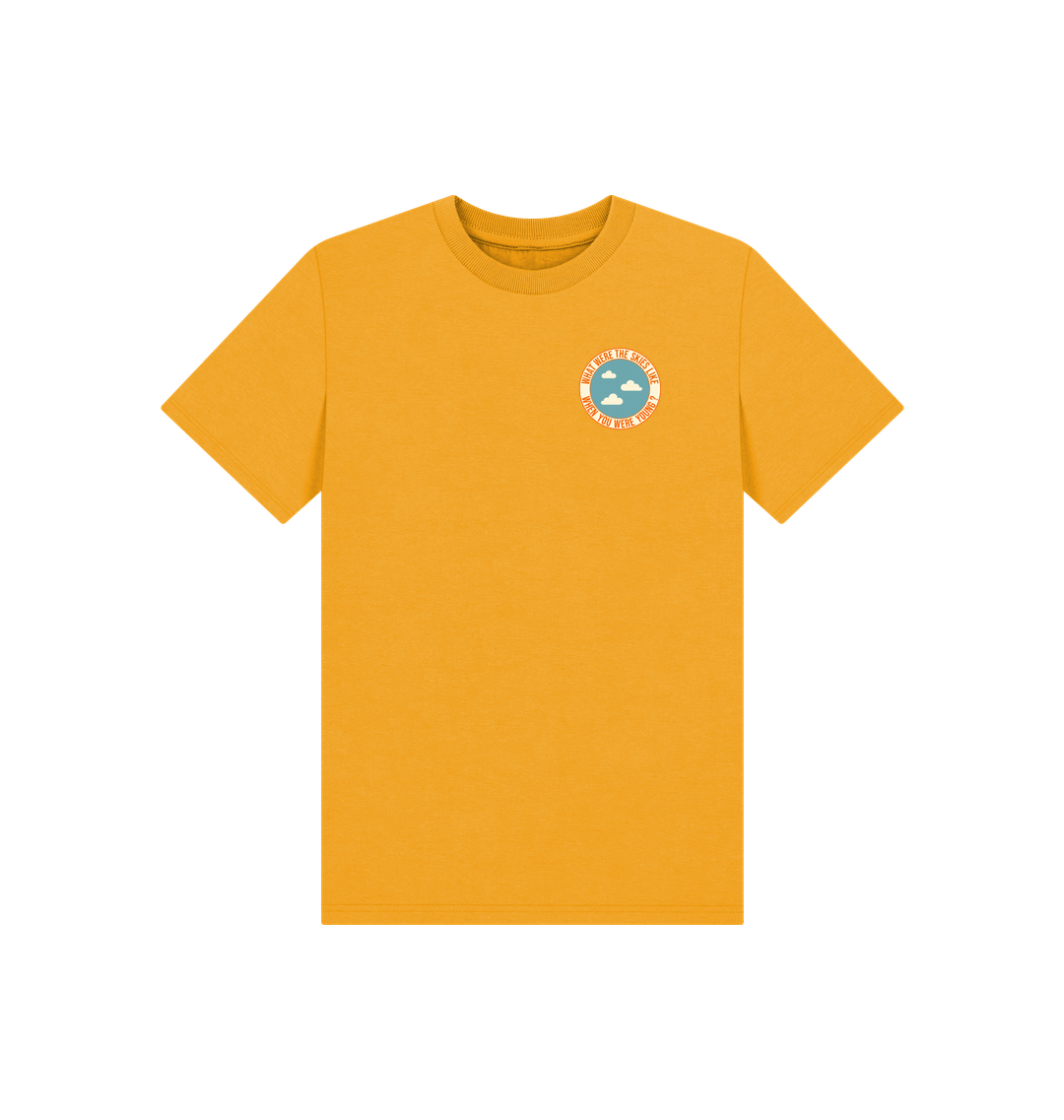Mustard Printed Kids T-Shirt