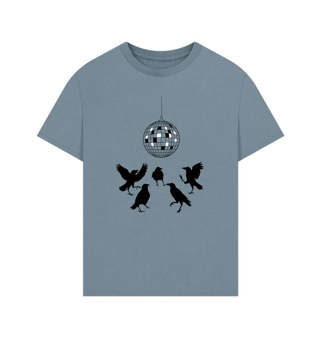 Stone Blue Printed T-shirt