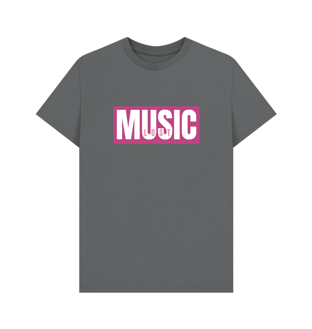 Slate Grey Printed T-shirt