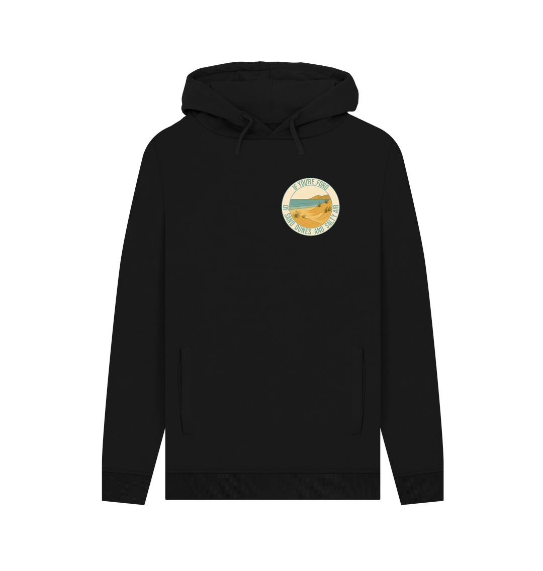 Black Printed Hoody