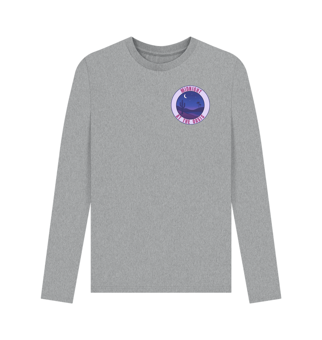 Athletic Grey Printed Long Sleeve T Shirt