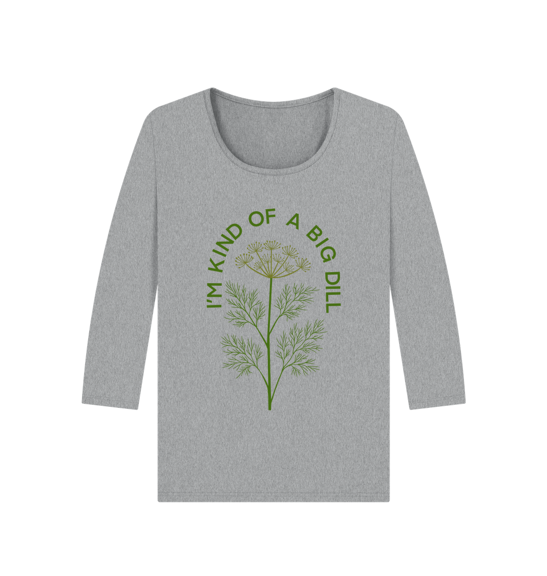 Athletic Grey Printed Long Sleeve T Shirt Front