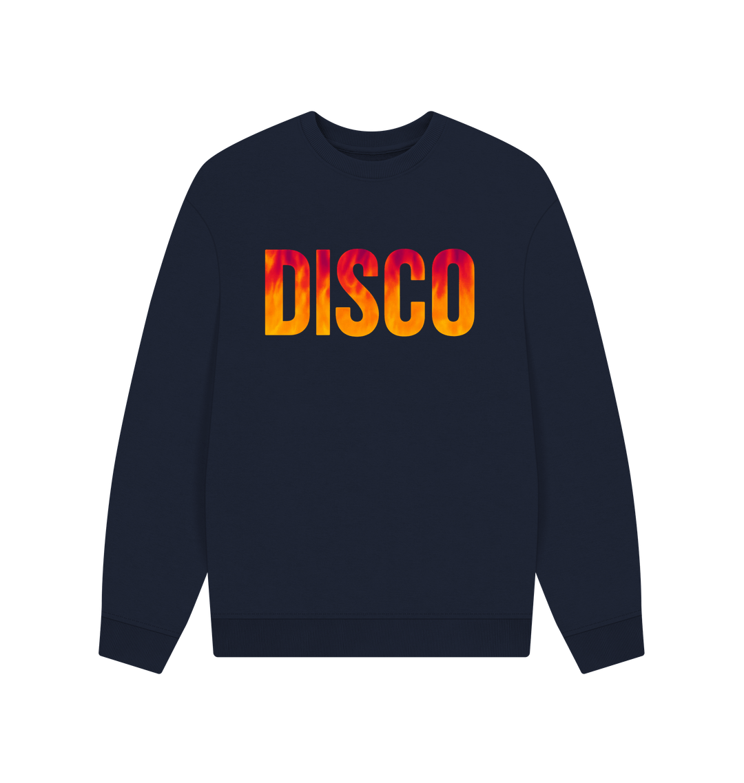 Navy Blue Printed Sweater