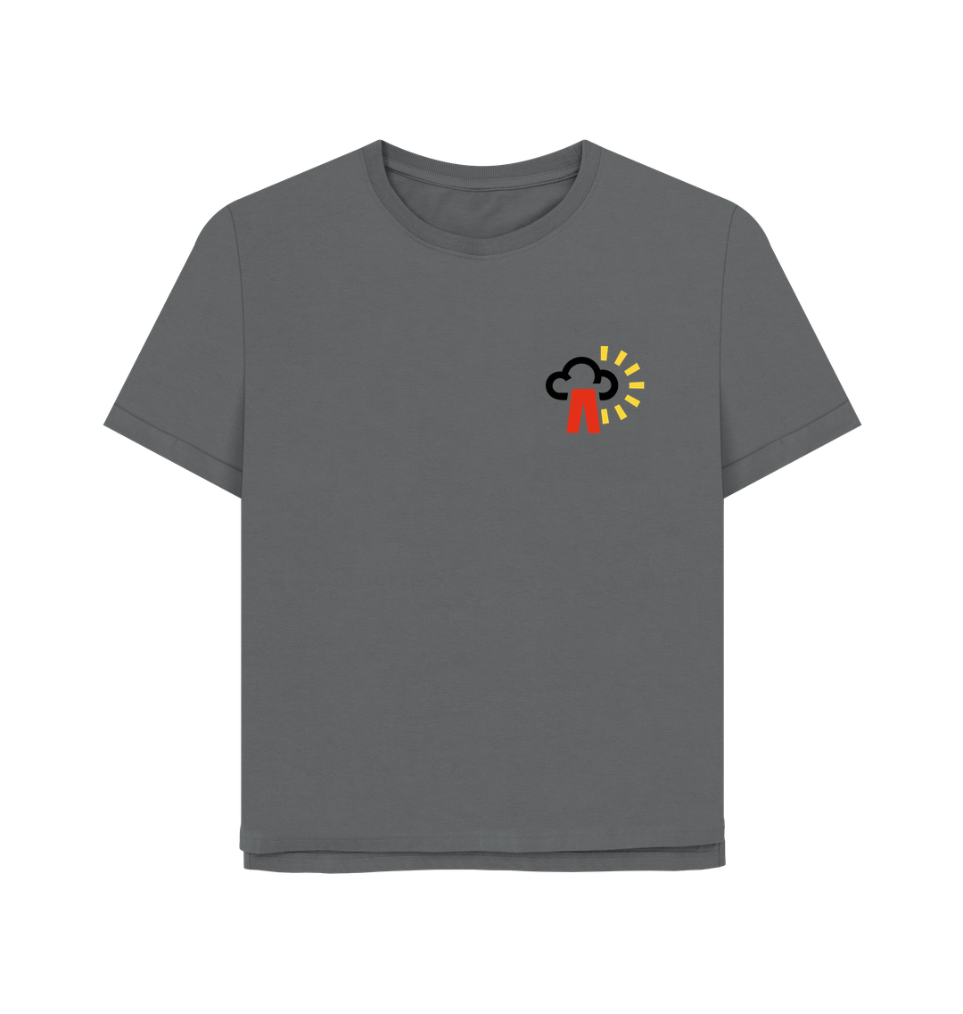 Slate Grey Printed T-shirt