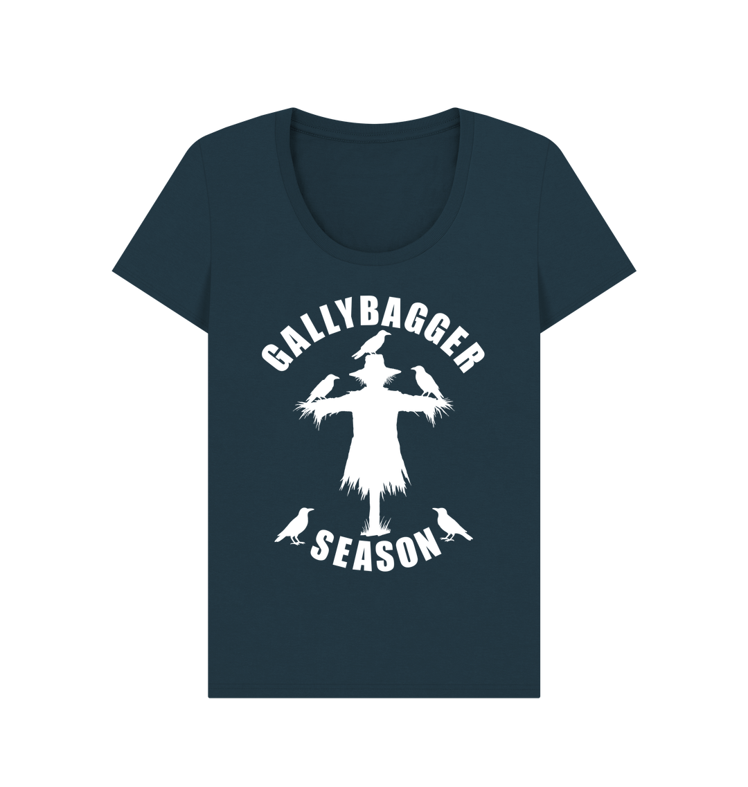 Denim Blue Printed T-shirt Front