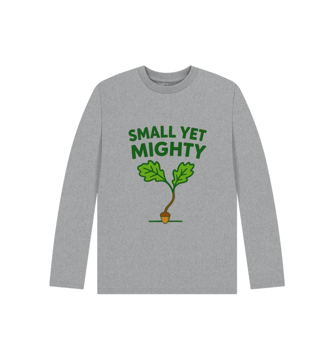 Athletic Grey Printed Kids T-Shirt Front