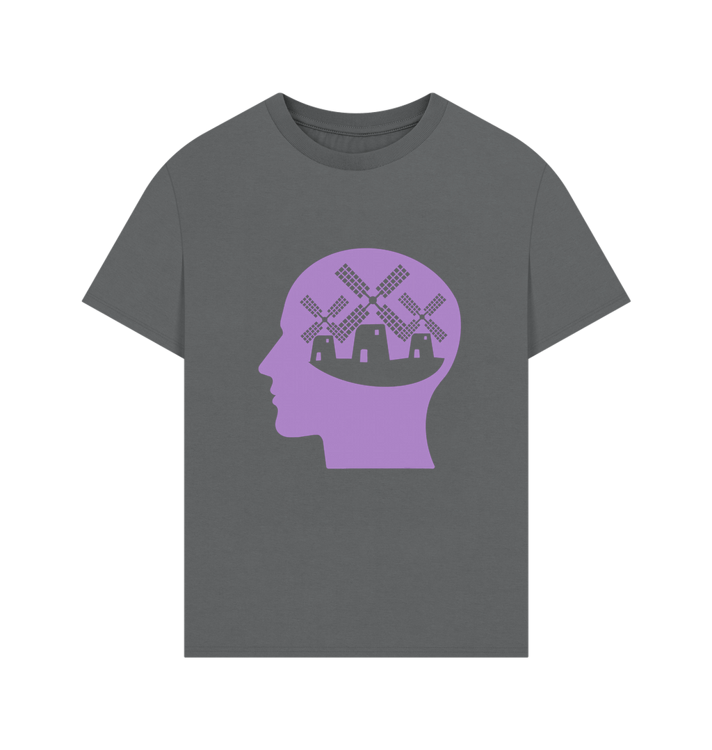 Slate Grey Printed T-shirt