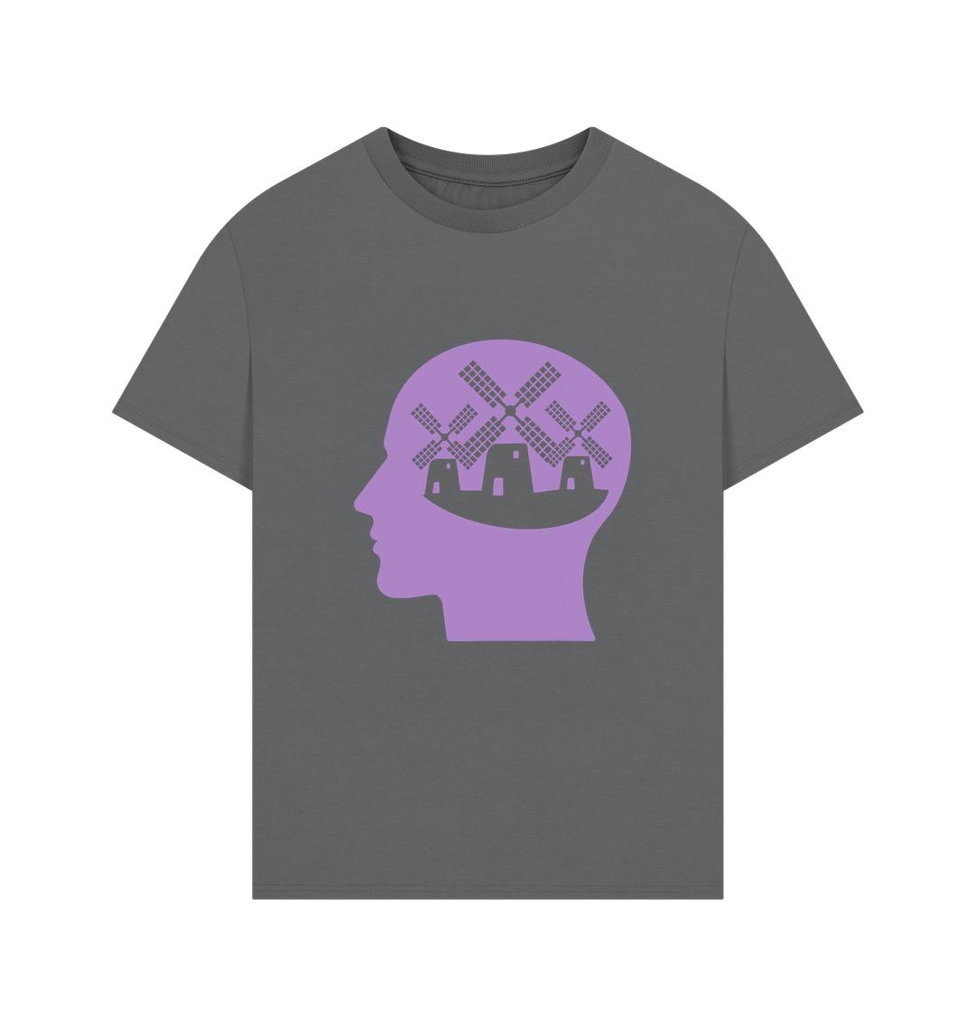 Slate Grey Printed T-shirt