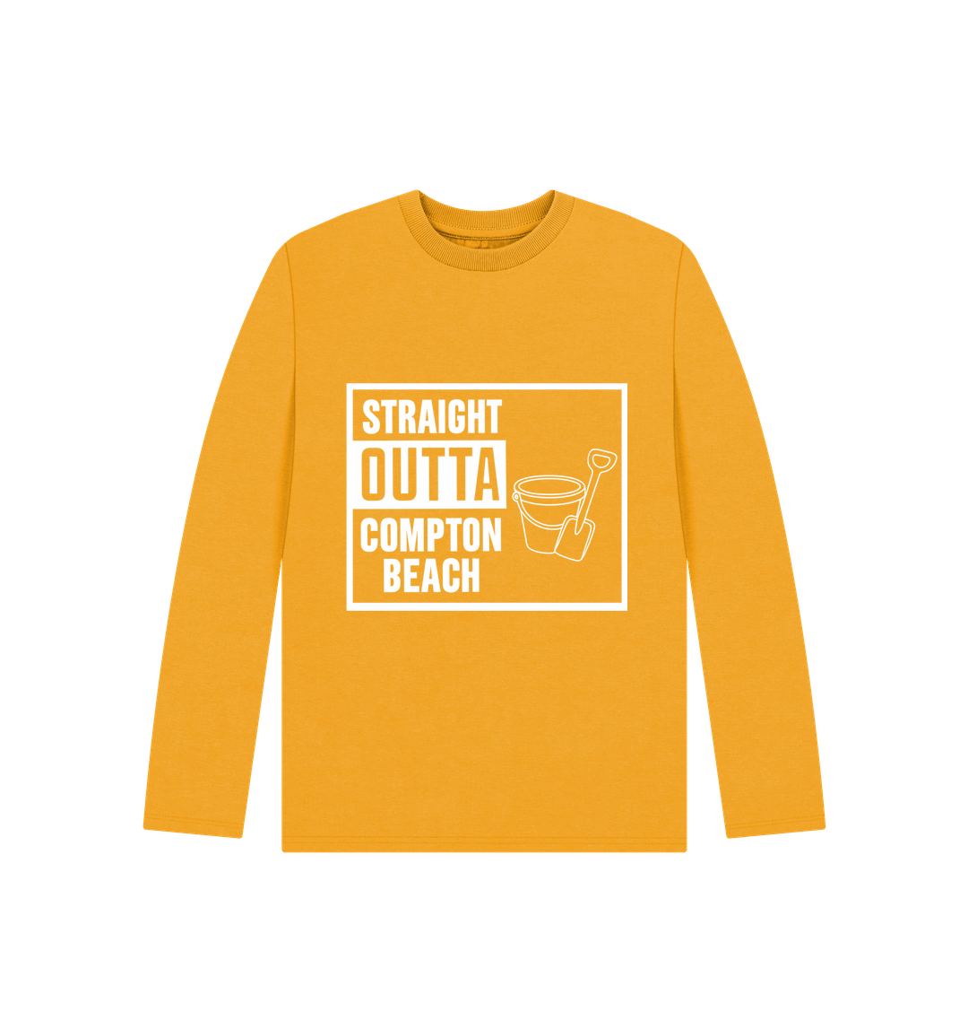 Mustard Printed Kids T-Shirt