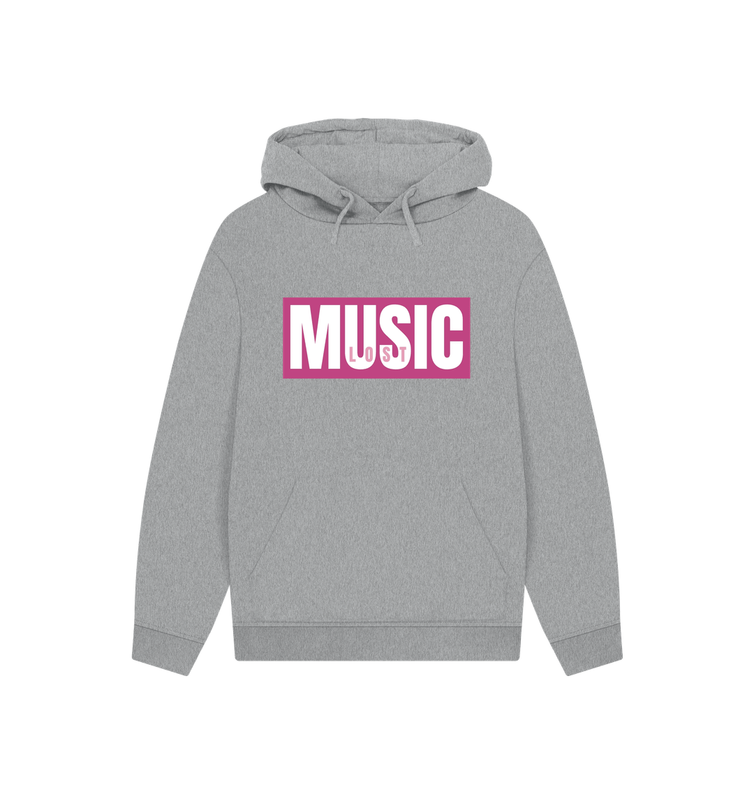Athletic Grey Printed Hoody