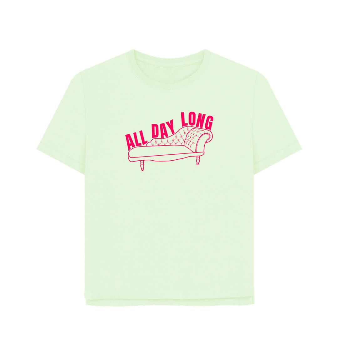 Pastel Green Printed T-shirt