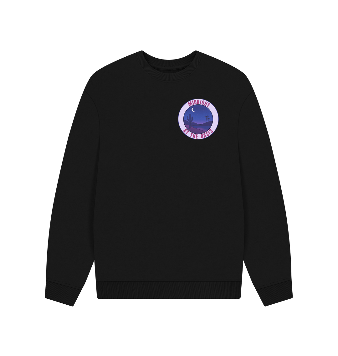 Black Printed Sweater