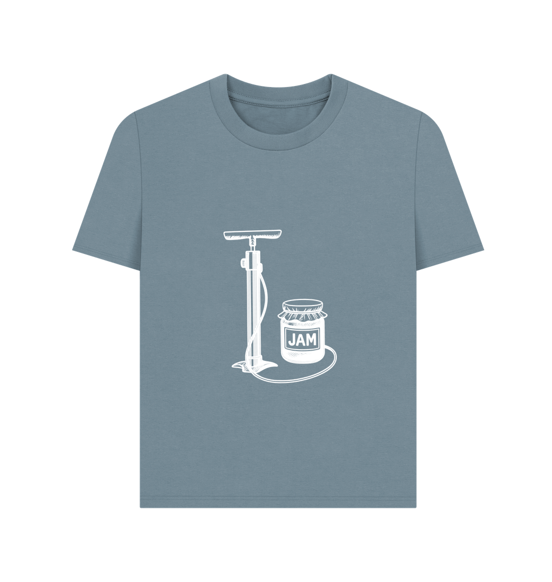 Stone Blue Printed T-shirt