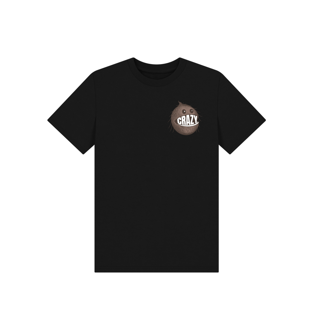 Black Printed Kids T-Shirt