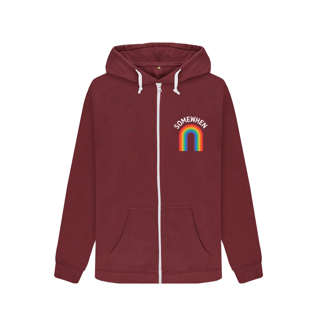Red Wine Zip hoody