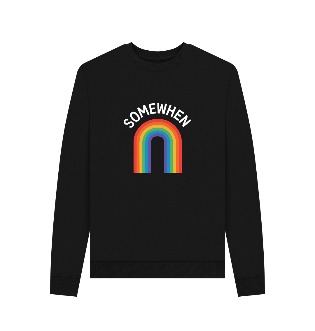 Black Printed Sweater