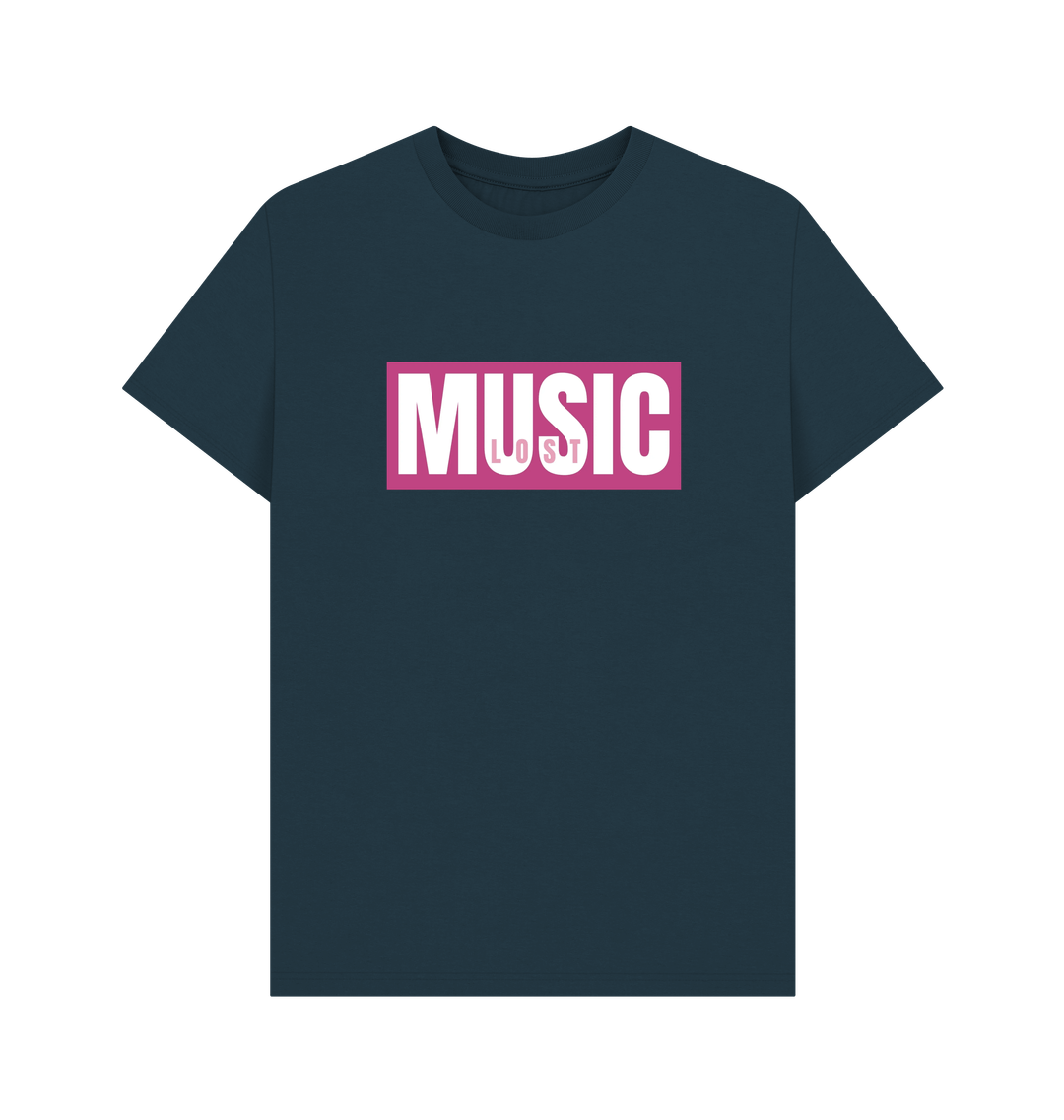 Denim Blue Printed T-shirt
