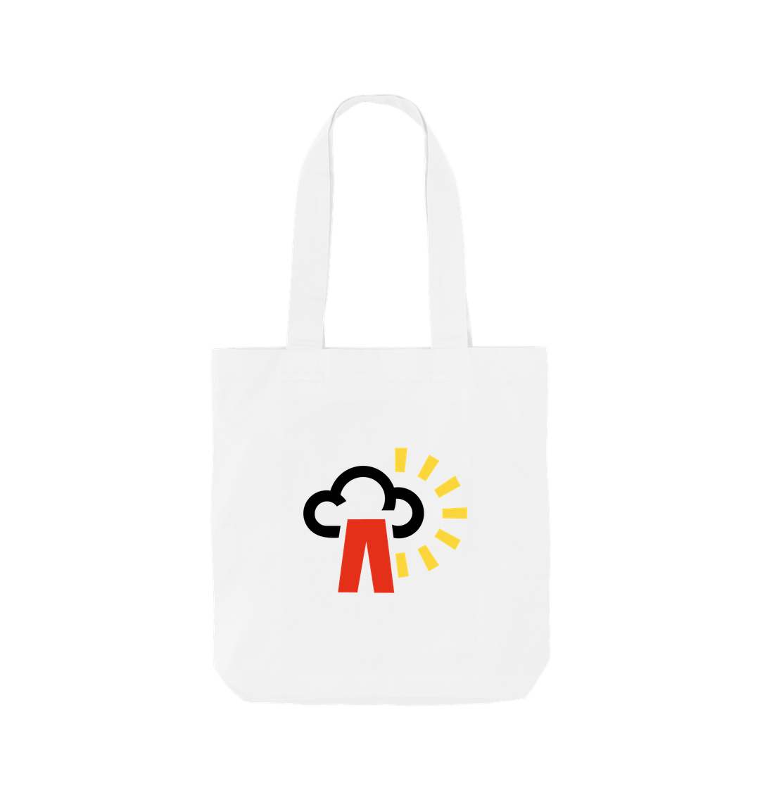 White Printed Bag