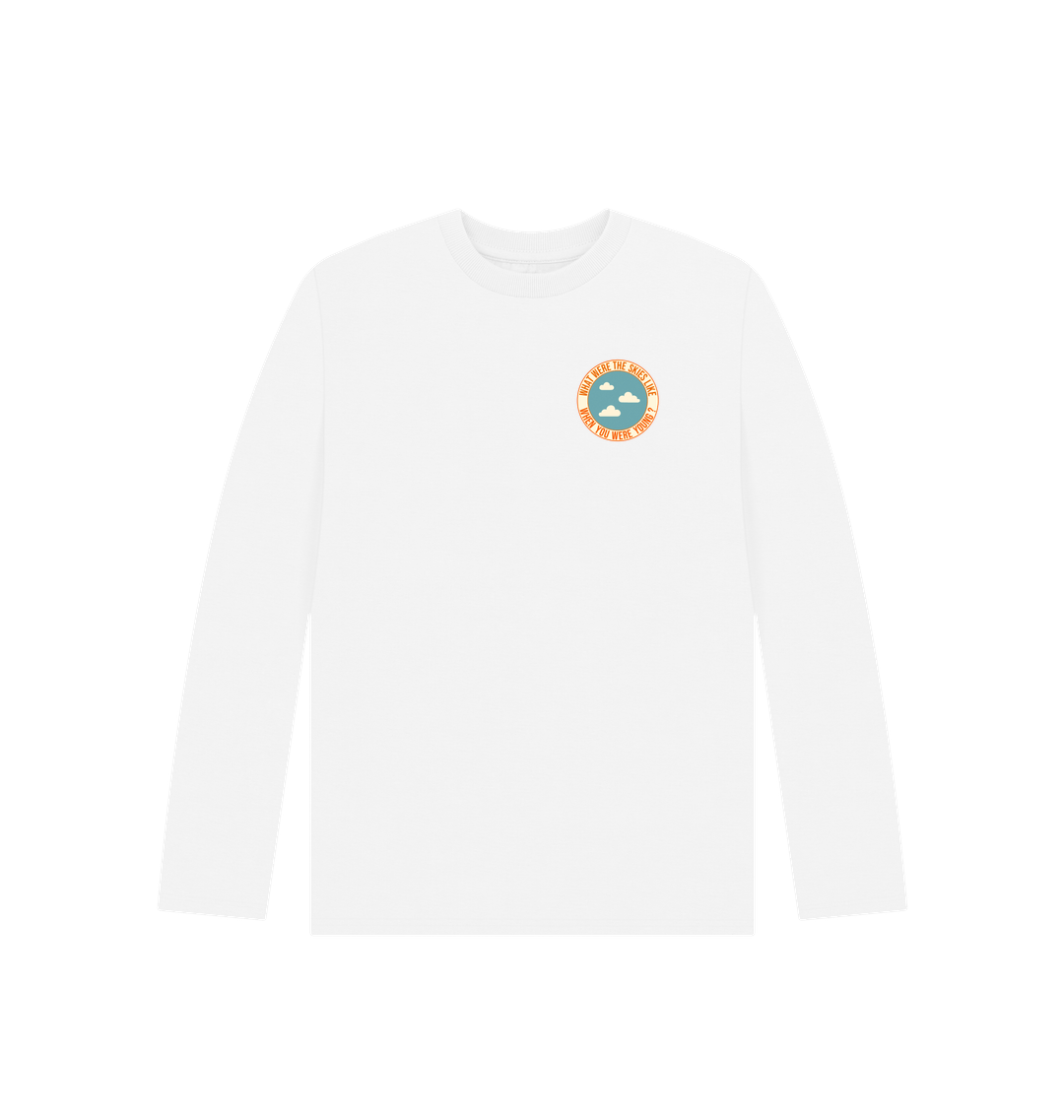 White Printed Kids T-Shirt
