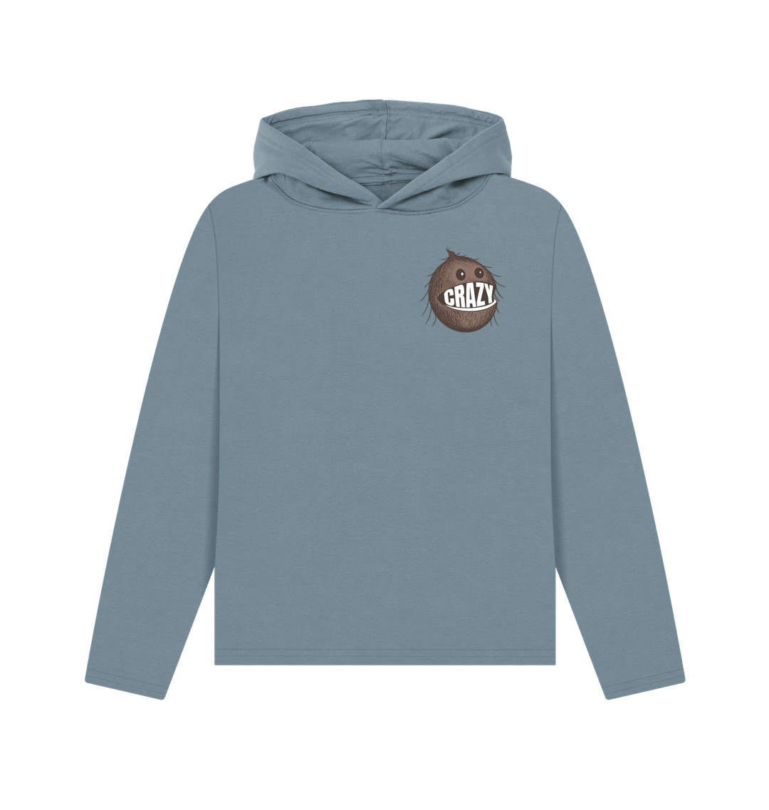Stone Blue Printed Hoody