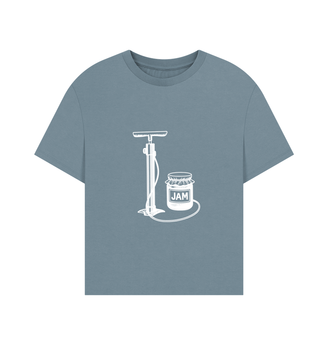Stone Blue Printed T-shirt