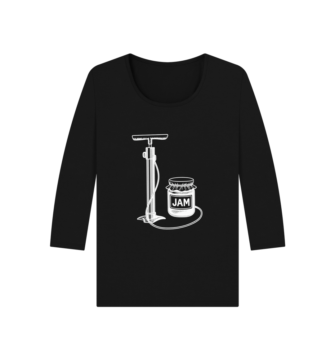 Black Printed Long Sleeve T Shirt