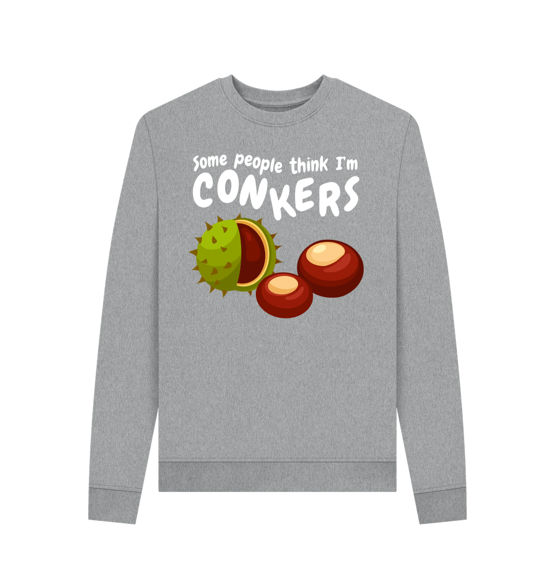 Light Heather Printed Sweater Front