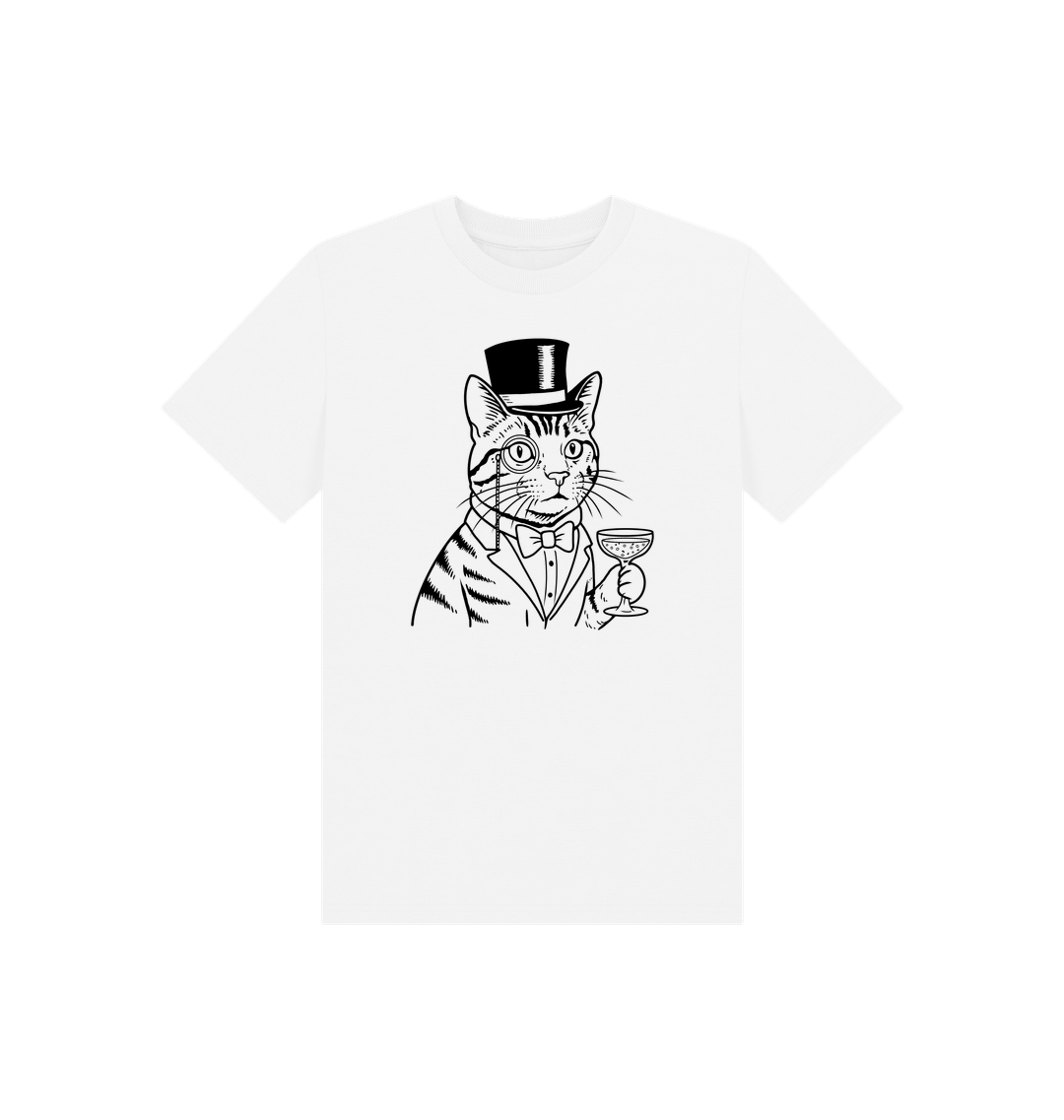 White Printed Kids T-Shirt