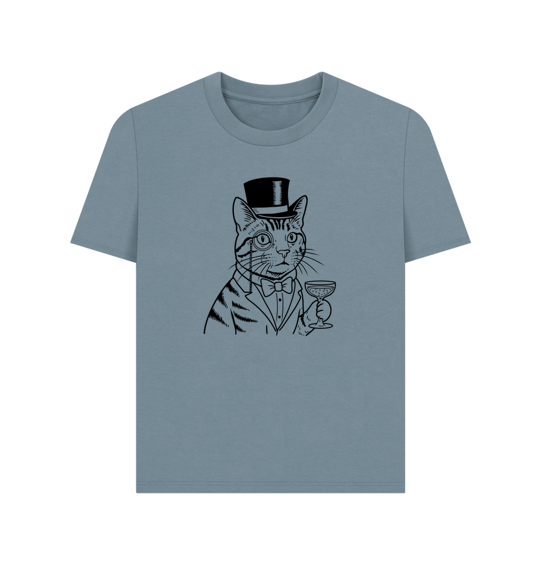 Stone Blue Printed T-shirt