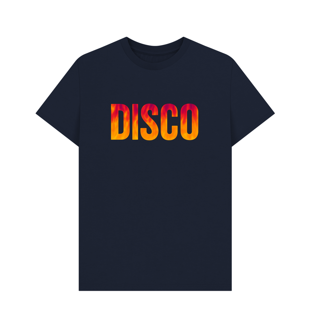 Navy Blue Printed T-shirt