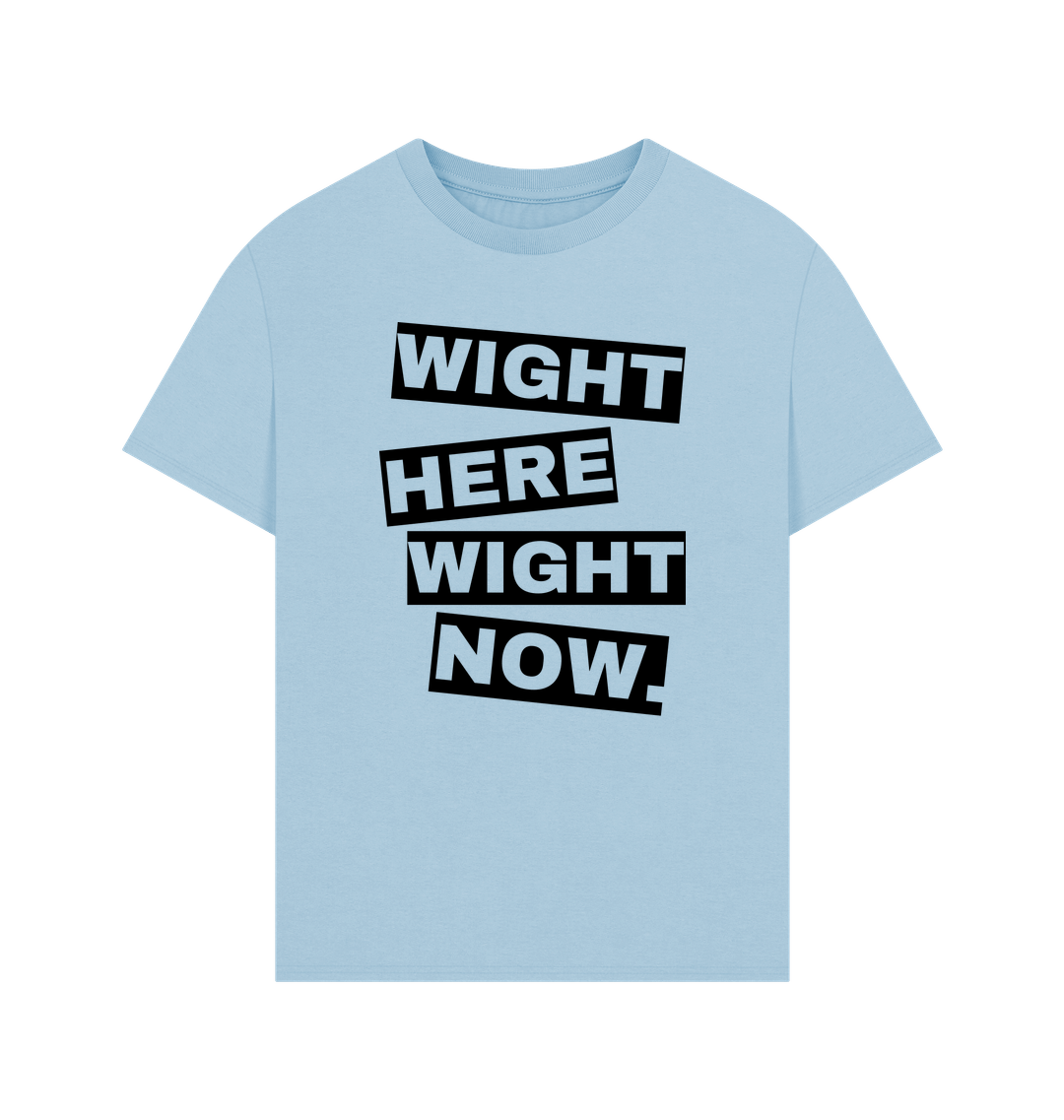 Milky Blue Printed T-shirt