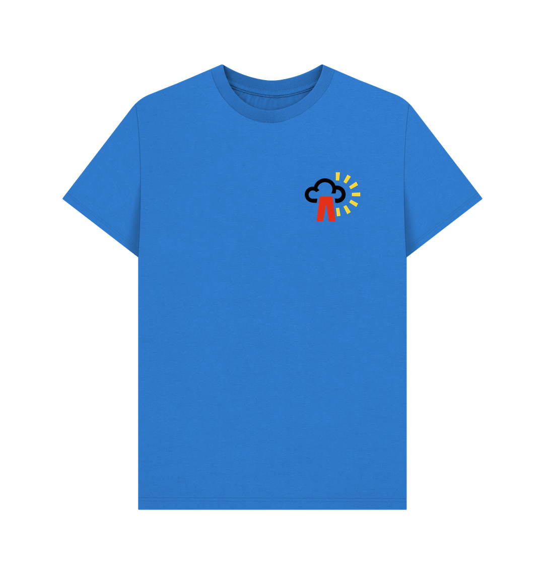 Bright Blue Printed T-shirt
