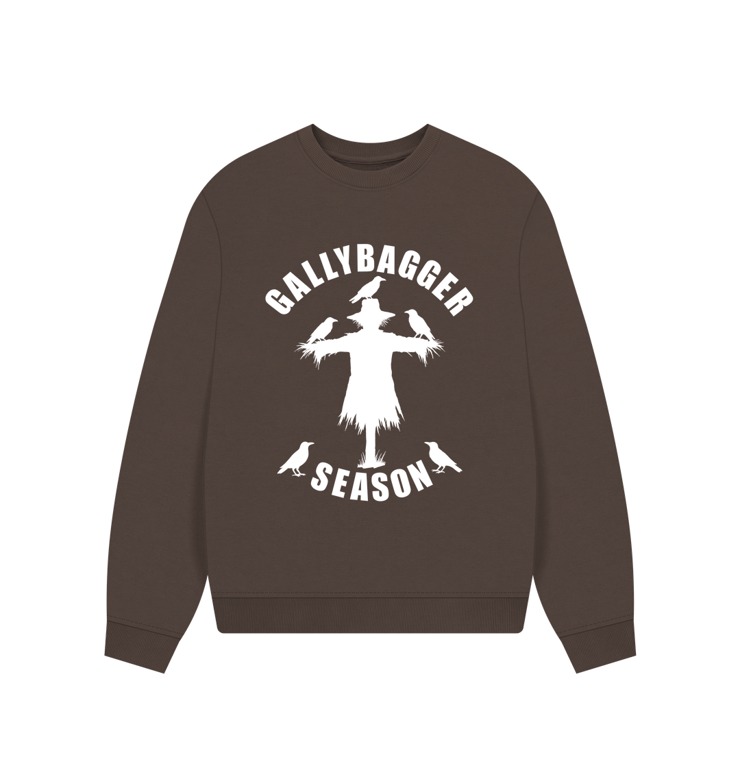 Chocolate Printed Sweater Front