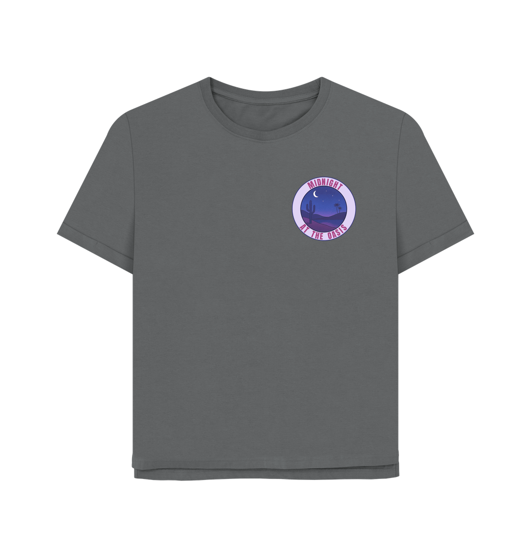 Slate Grey Printed T-shirt