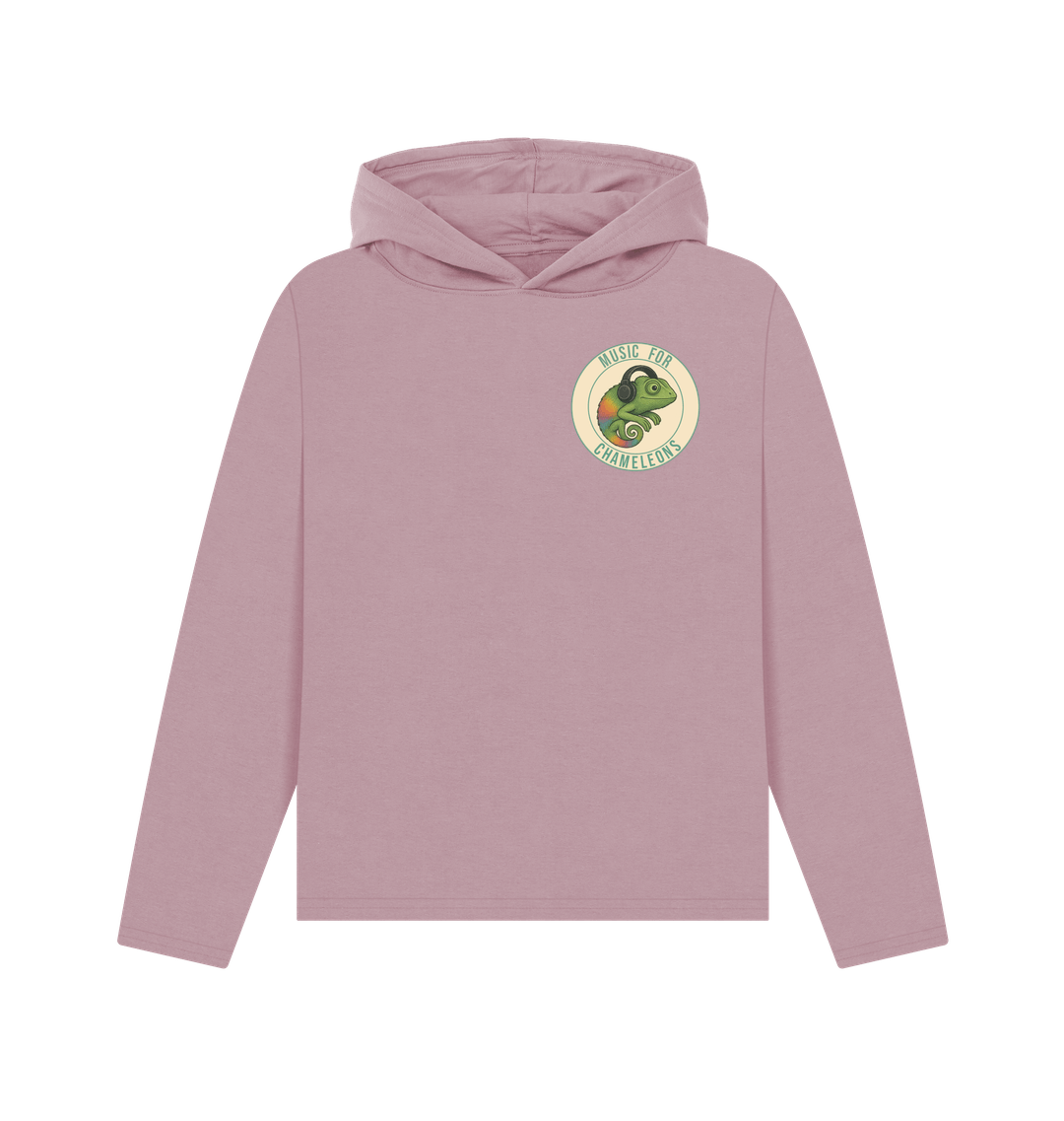 Mauve Printed Hoody