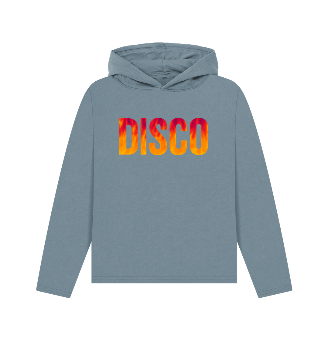 Stone Blue Printed Hoody