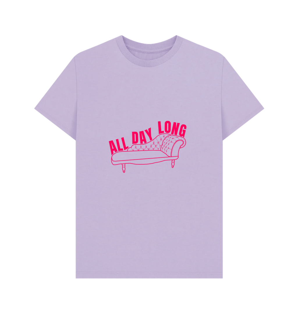 Lilac Printed T-shirt