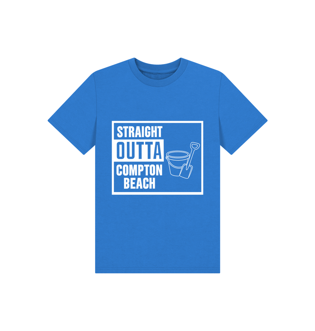 Bright Blue Printed Kids T-Shirt