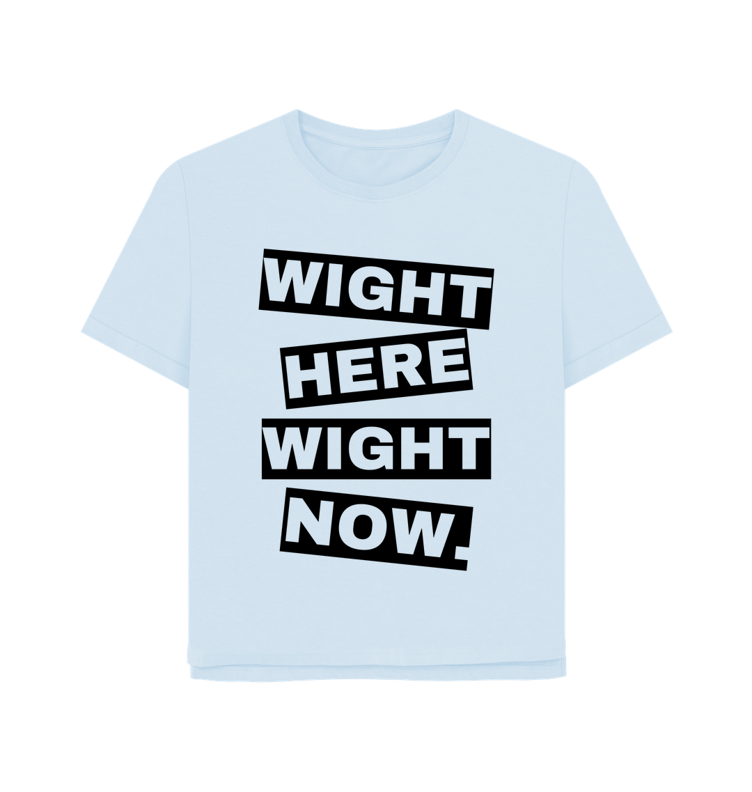 Sky Blue Printed T-shirt