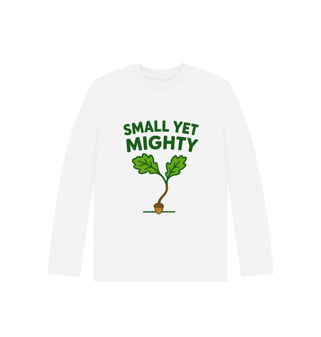 White Printed Kids T-Shirt Front