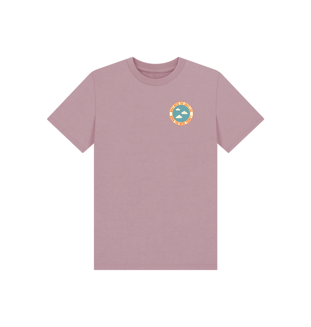 Mauve Printed Kids T-Shirt