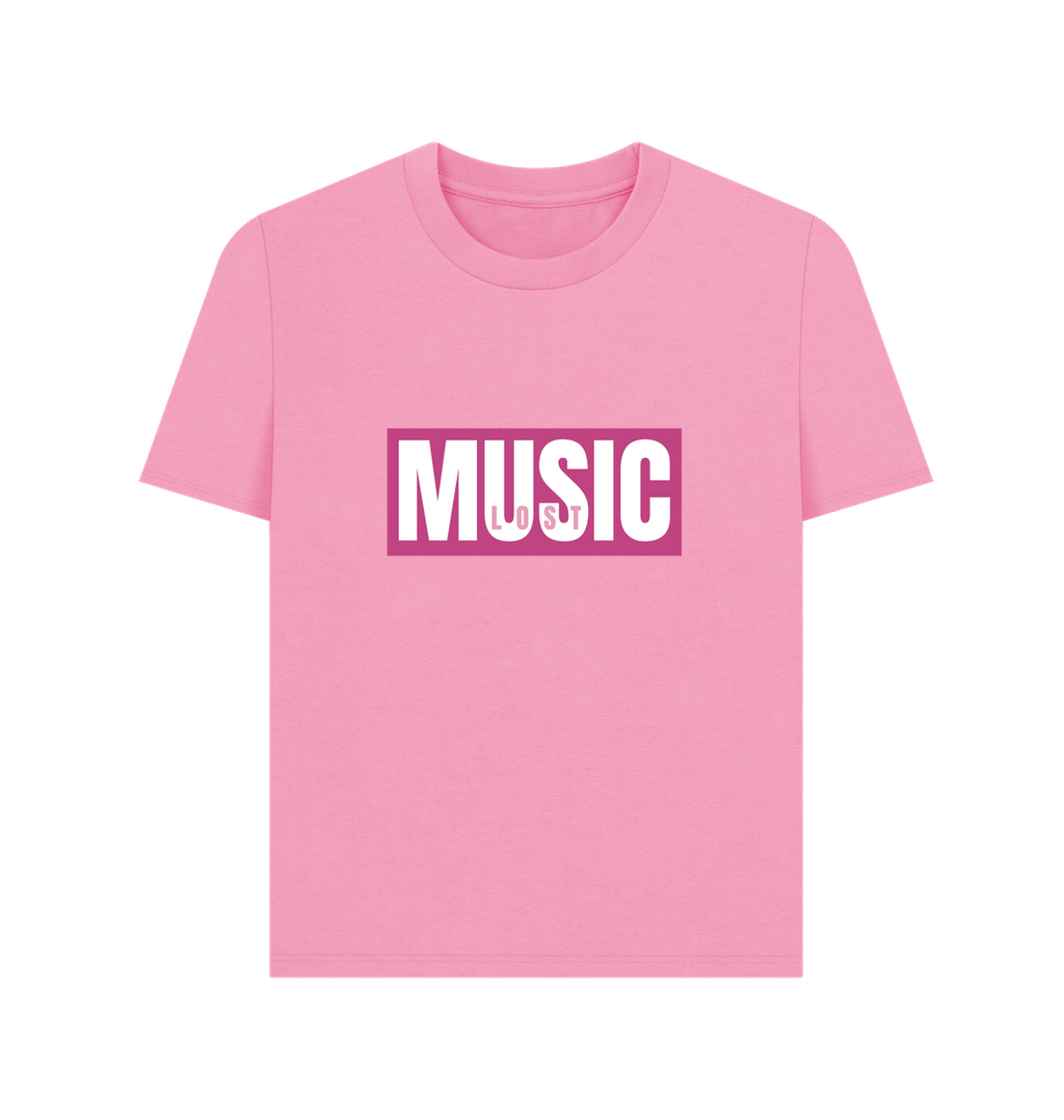 Rose Pink Printed T-shirt