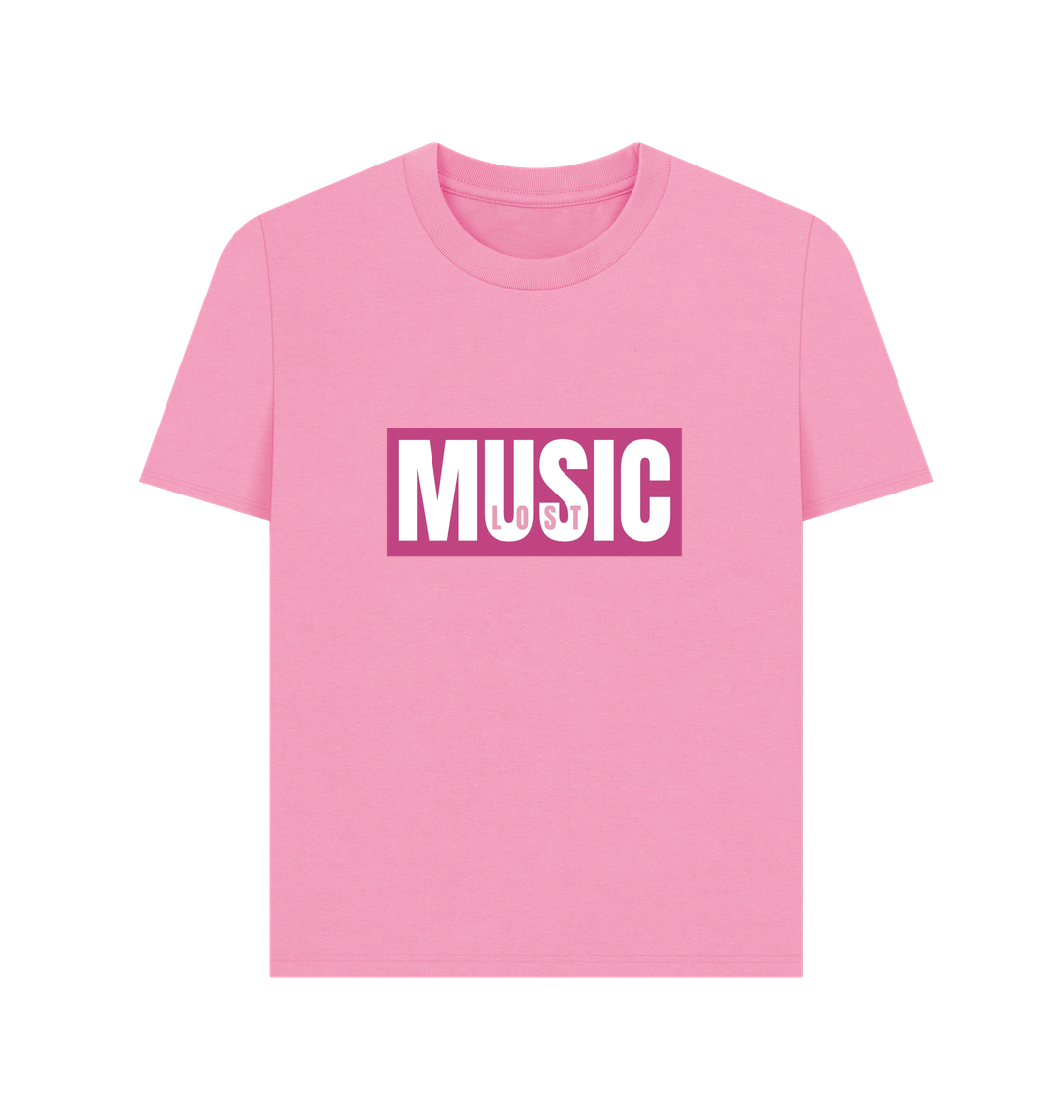 Rose Pink Printed T-shirt