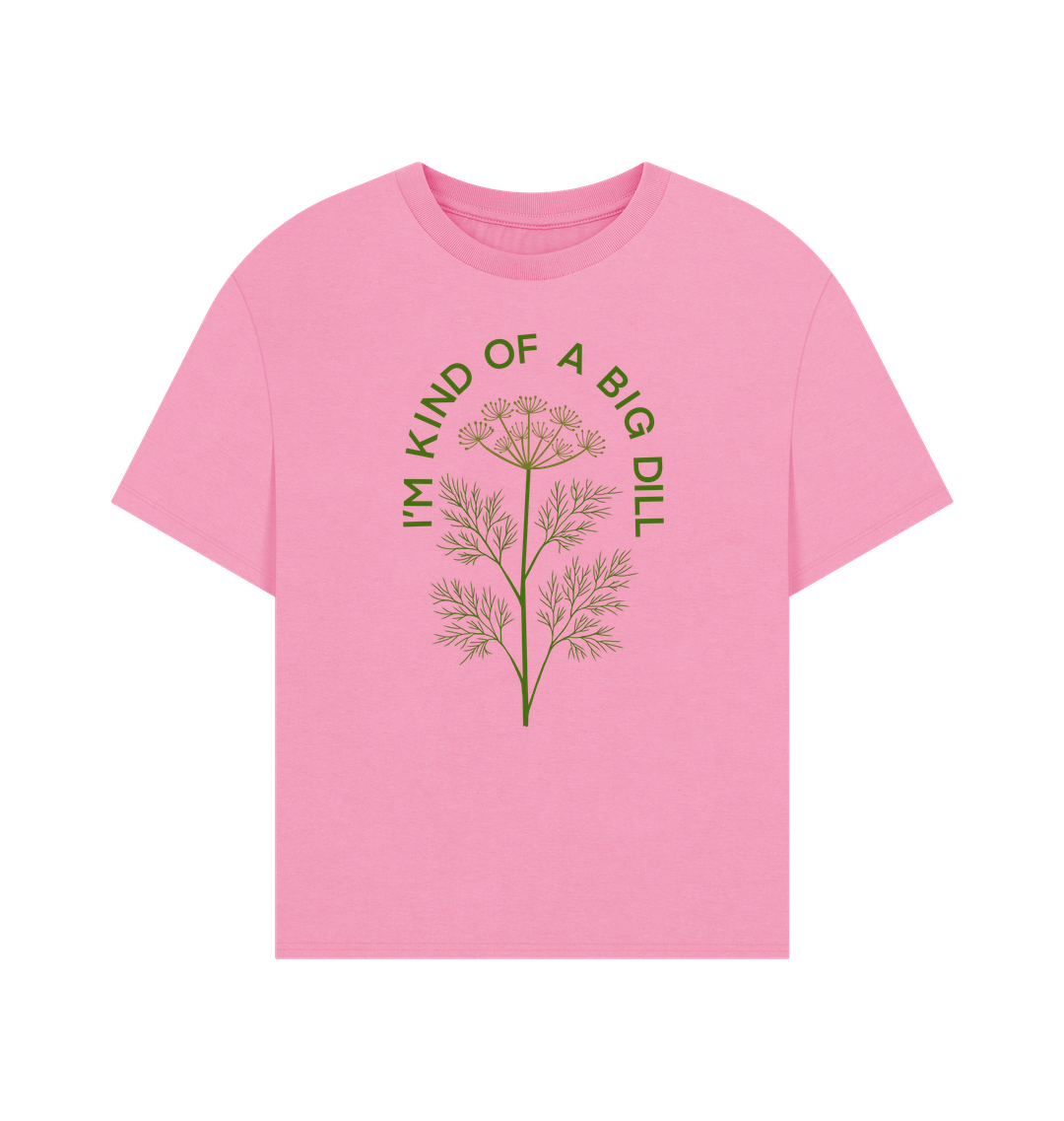 Rose Pink Printed T-shirt Front